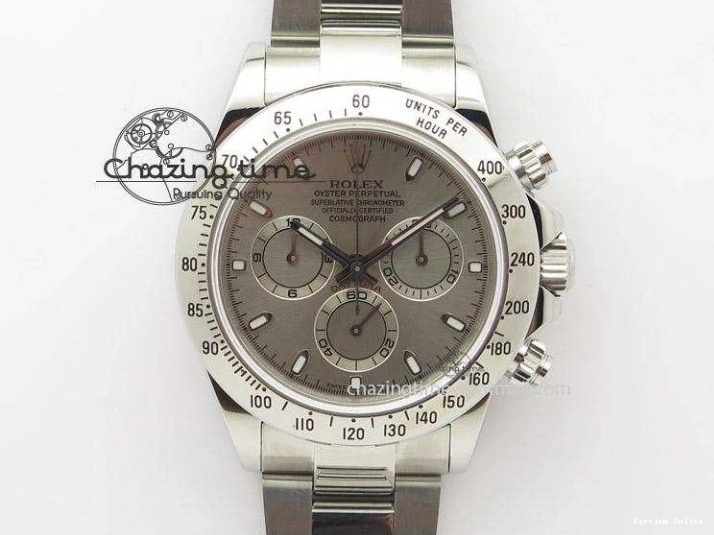 0129 Refined Daytona 116519 SS TWF 1:1 Best Edition 904L Steel Black Dial on Oysterflex Strap A 2409